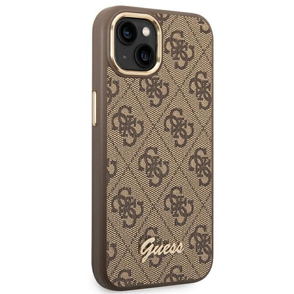 Guess 4G Metal Camera Outline Case - Case for iPhone 14 Plus (Brown) 4