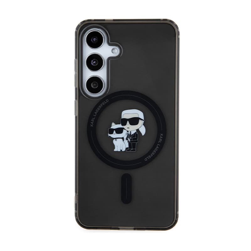 Karl Lagerfeld IML Karl & Choupette Glitter MagSafe - Samsung Galaxy S24 Case (black) 3