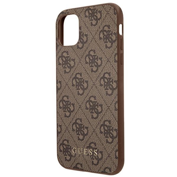 Guess 4G Metal Gold Logo - Case for iPhone 11 (brown) 6