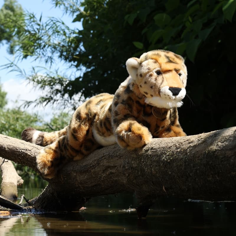 Rappa - Plush Realistic Toy Lying Cheetah 48 cm Eco-Friendly 5