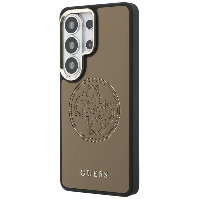 Guess Perforated Logo MagSafe - Samsung Galaxy S26 Ultra Case (Brown) 2