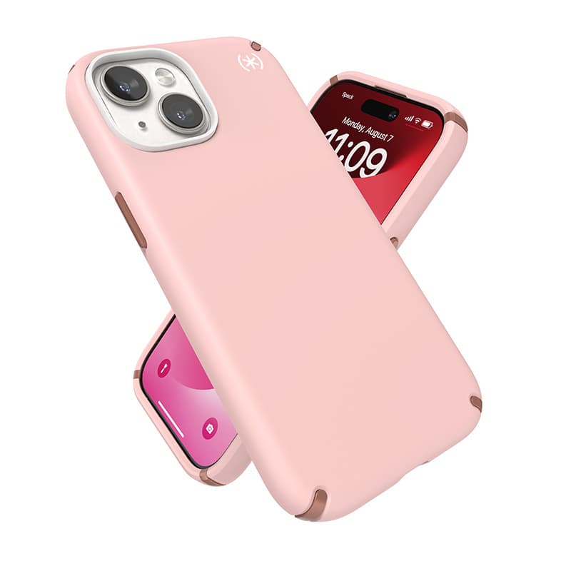 Speck Presidio2 Pro Magsafe - iPhone 17e / 16e / 15 / 14 / 13 Case (Dahlia Pink / Rose Copper / White) 8