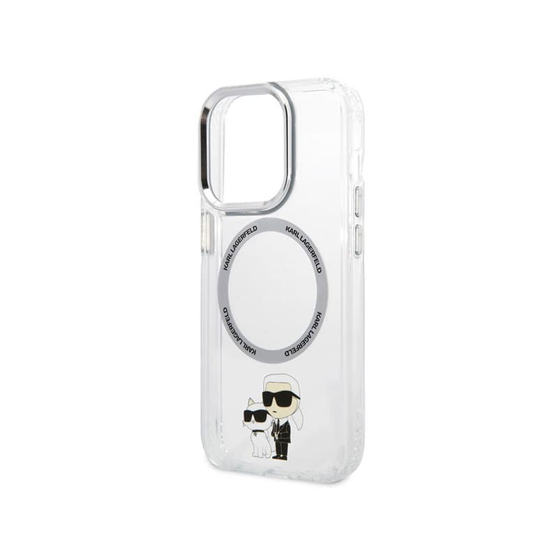 Karl Lagerfeld IML NFT Karl & Choupette MagSafe - Case for iPhone 13 Pro (Transparent) 6