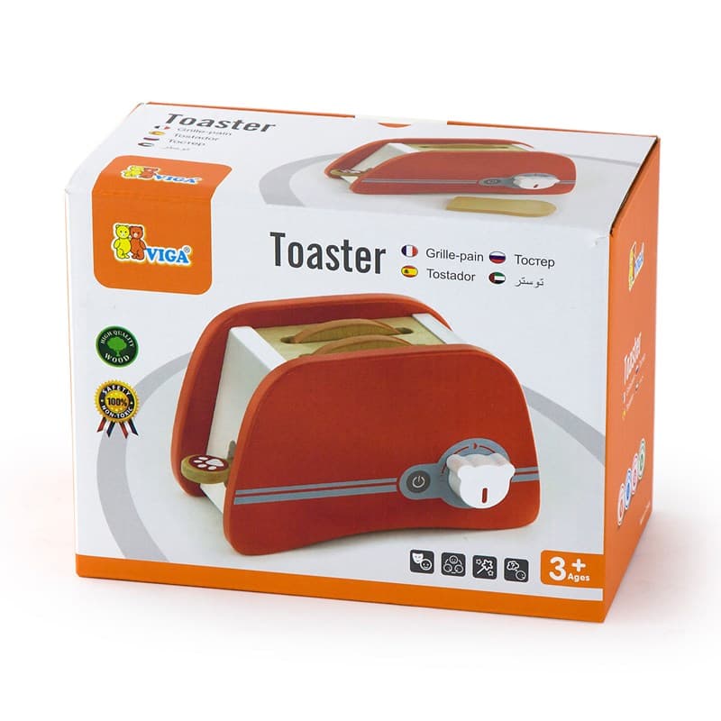 Leila Toys - Wooden toaster 4