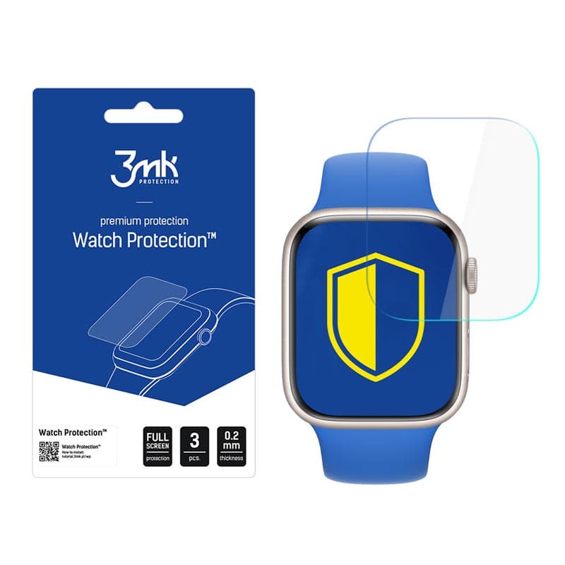3mk Watch Protection ARC+ - Protective film for Apple Watch 7 45mm (3 pcs) 1