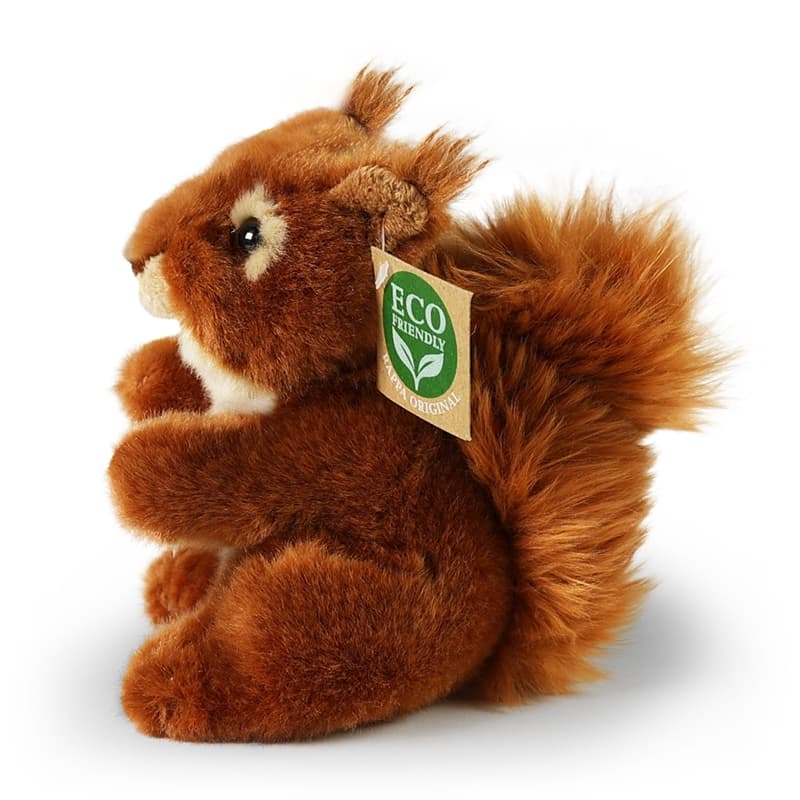 Rappa - Realistic Plush Squirrel 16 cm Eco-Friendly 3