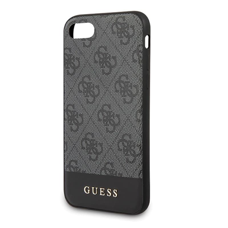 Guess 4G Bottom Stripe Collection - Case iPhone SE 2020 / 8 / 7 (Grey) 3