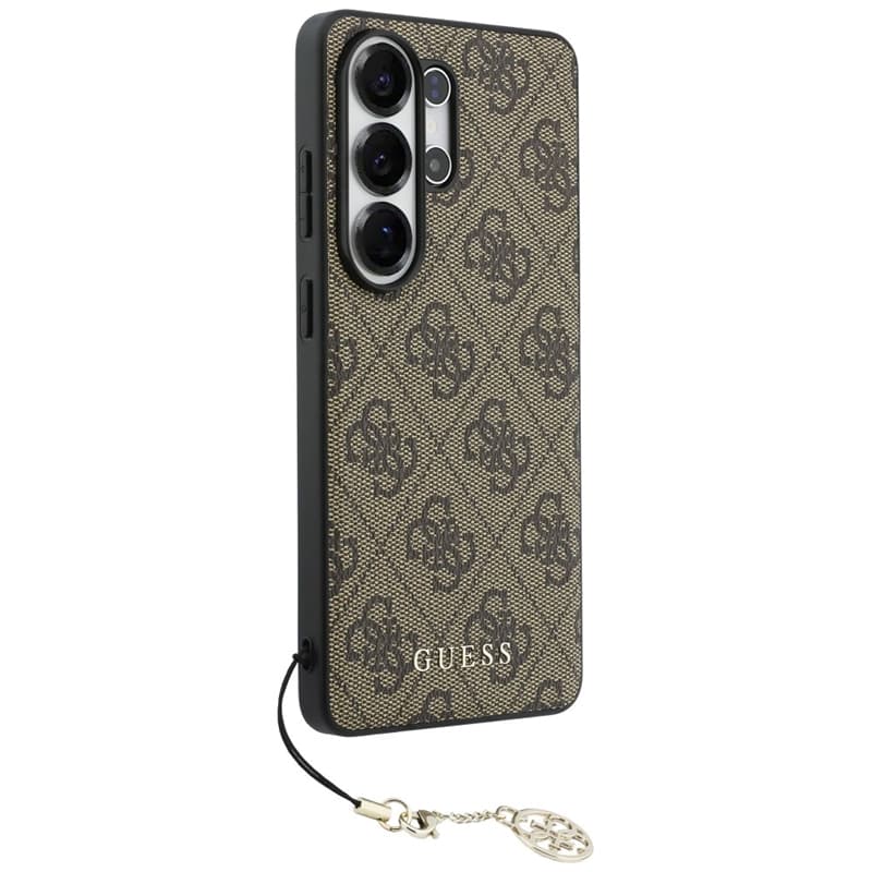 Guess 4G Classic Logo Charm MagSafe - Samsung Galaxy S26 Ultra Case (Brown) 3