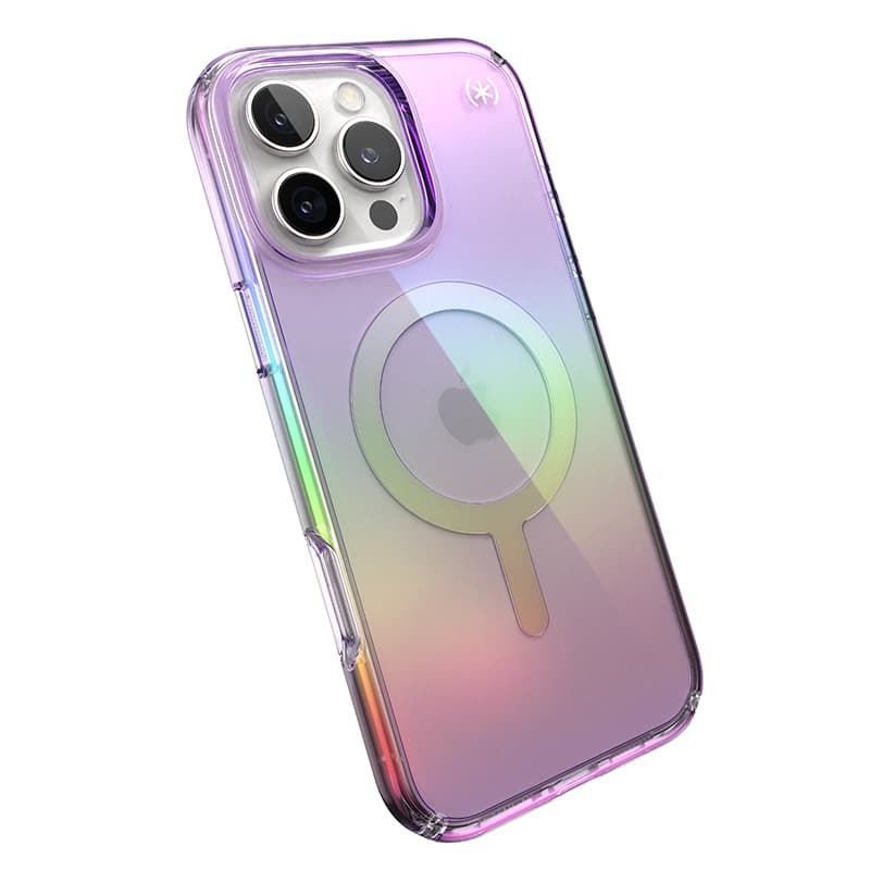 Speck Presidio2 Lux MagSafe - iPhone 16 Pro Max Case (Amazing Purple / Clear) 8