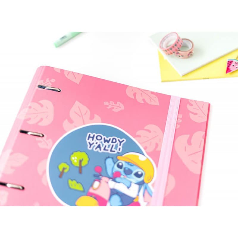 Disney Stitch - A4 binder (4 rings, elastic) 4
