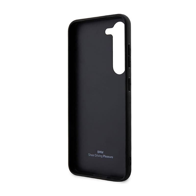 BMW Leather Textured & Stripe - Case for Samsung Galaxy S23+ (Black) 7