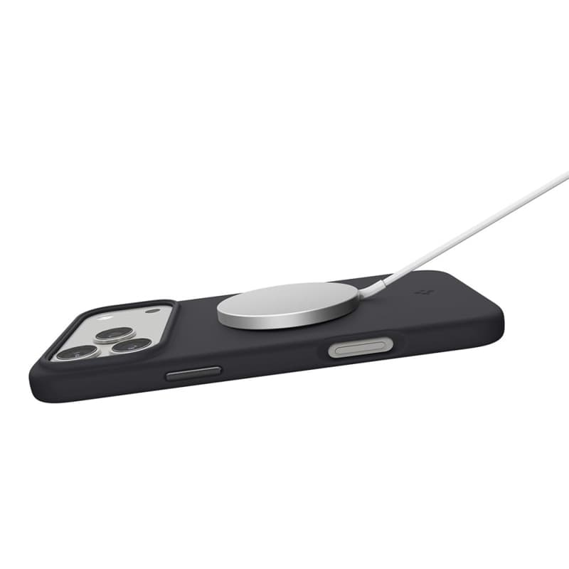 Spigen Silicone Fit Mag MagSafe - Case for iPhone 17 Pro Max (Black) 7
