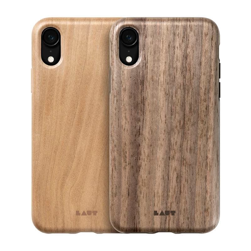 Laut PINNACLE - Case for iPhone XR with natural wood (Walnut) 7