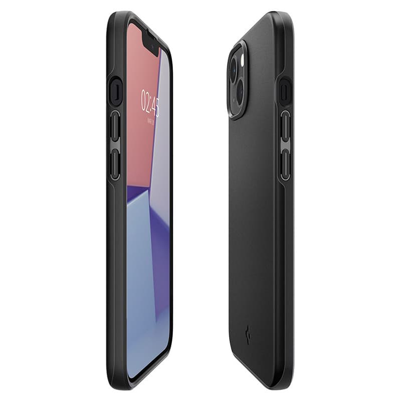 Spigen Thin Fit - iPhone 13 Case (Black) 7