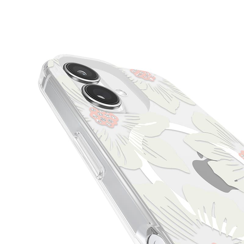 Kate Spade New York Protective MagSafe - Case for iPhone 16 (Hollyhock Floral) 8