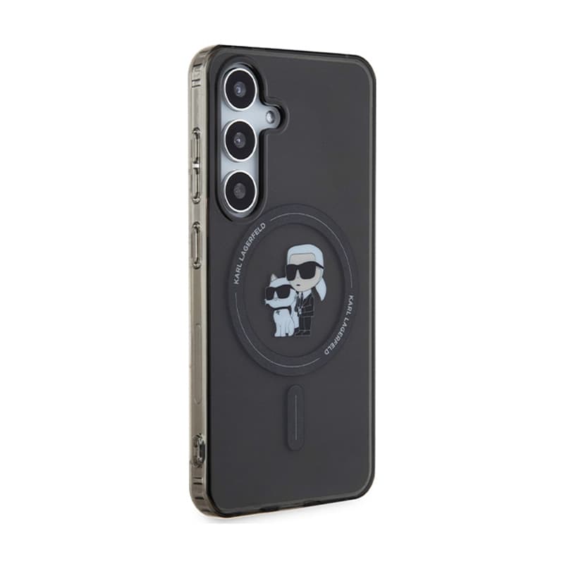 Karl Lagerfeld IML Karl & Choupette Glitter MagSafe - Samsung Galaxy S24 Case (black) 4