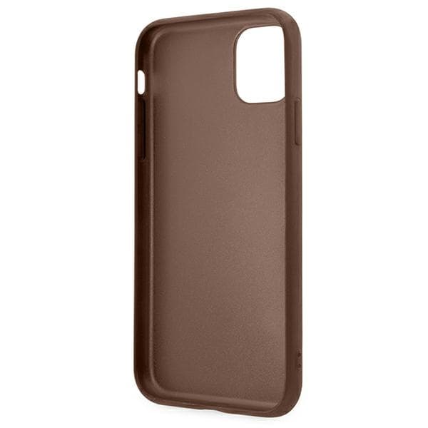 Guess 4G Metal Gold Logo - Case for iPhone 11 (brown) 7