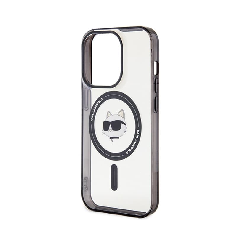Karl Lagerfeld IML Choupette Head MagSafe - iPhone 15 Pro Max Case (Transparent) 6