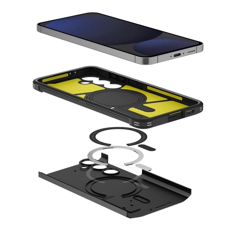 Spigen Tough Armor MagSafe - Case for Samsung Galaxy S24 FE (Black) 5