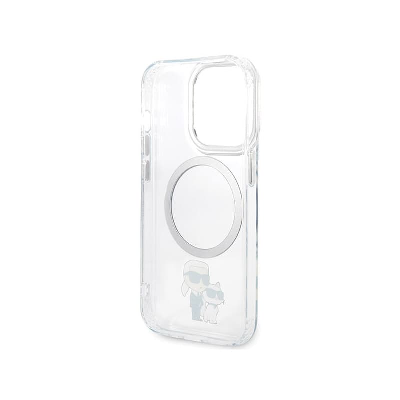 Karl Lagerfeld IML NFT Karl & Choupette MagSafe - Case for iPhone 13 Pro (Transparent) 7