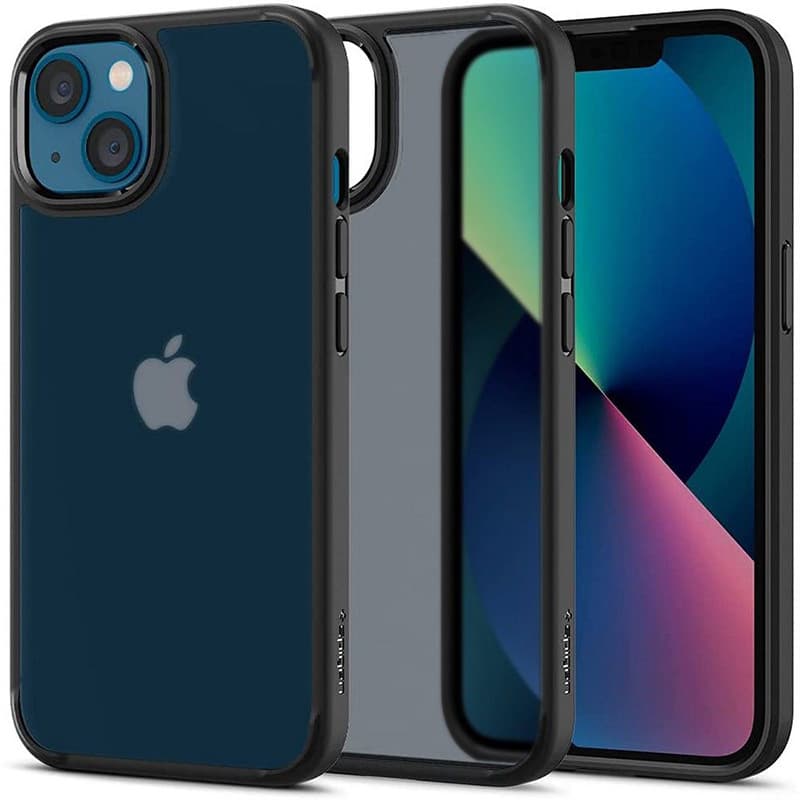 Spigen Ultra Hybrid - Case for iPhone 13 (Matte Frost Black)
