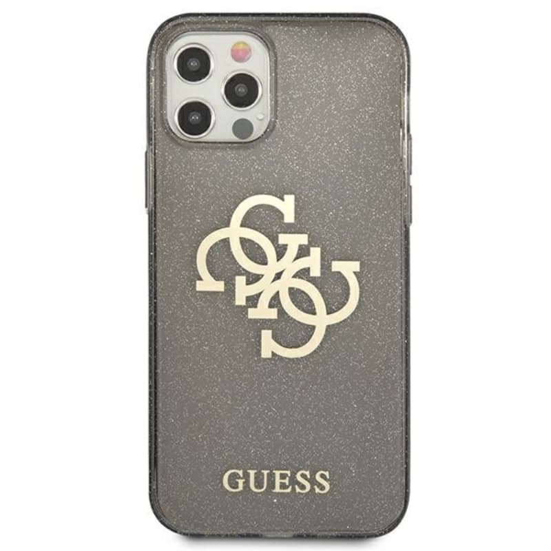 Guess Glitter 4G Big Logo - Case for iPhone 12 Pro Max (Black) 3