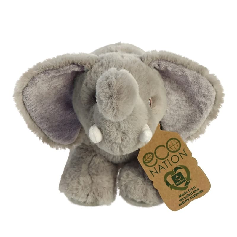 Eco Nation – Plush Toy / Cuddly Elephant 27 cm Eco-Friendly 2