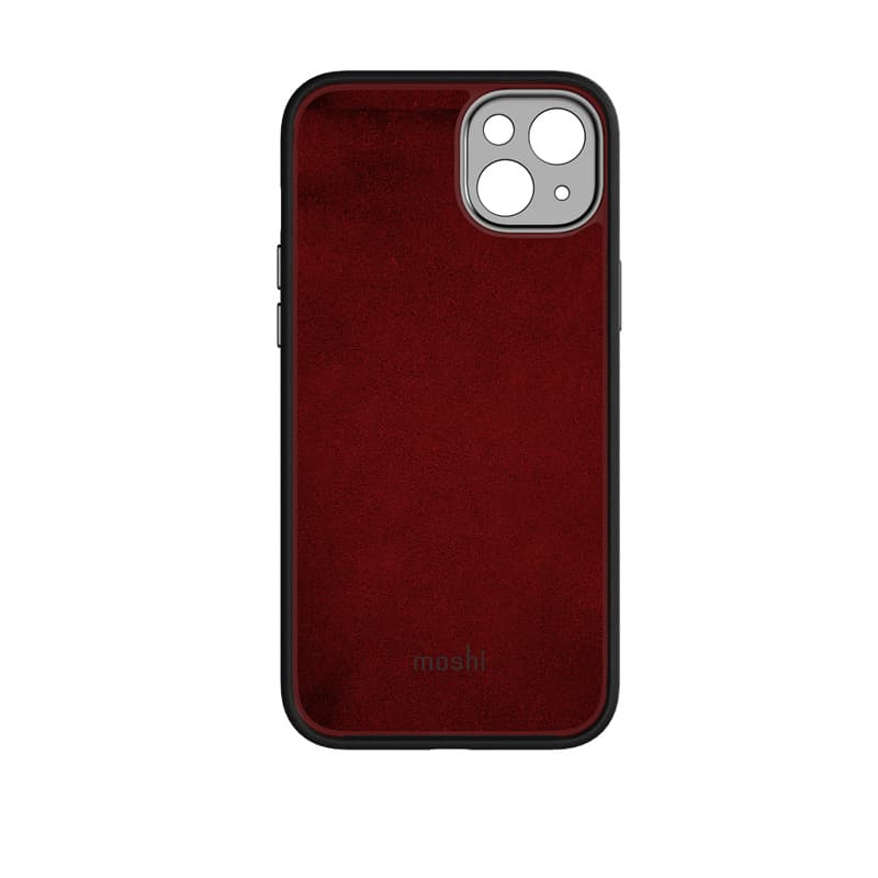 Moshi Napa MagSafe - Leather case for iPhone 14 Max (Midnight Black) 5