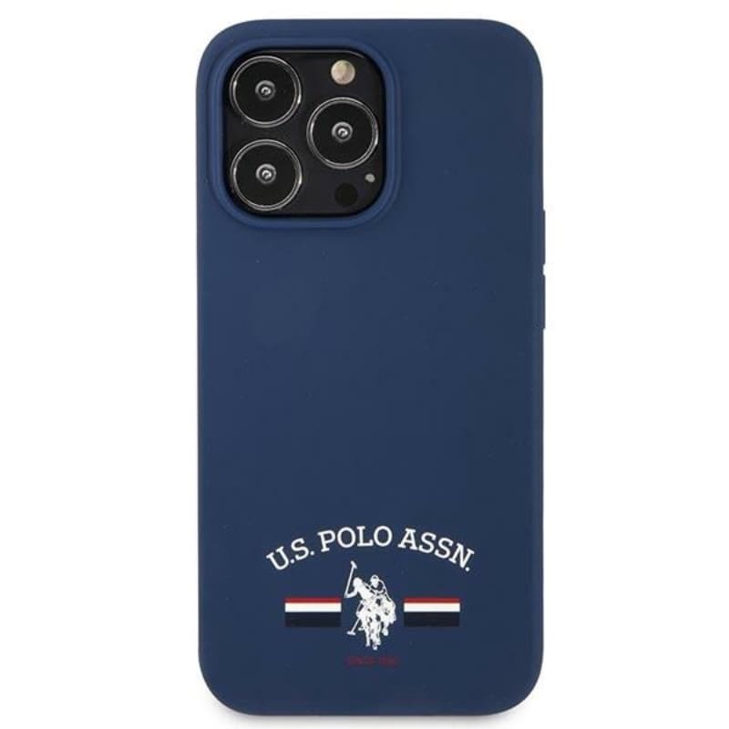 US Polo Assn Silicone Logo - Case for iPhone 13 Pro Max (Navy blue) 3