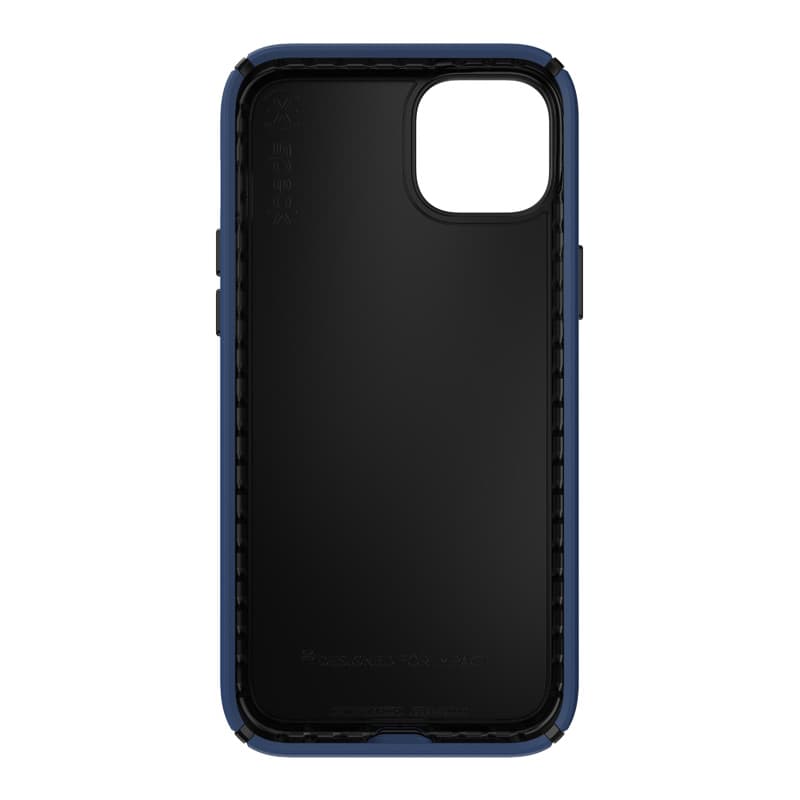 Speck Presidio2 Pro - Antibacterial iPhone 15 Plus / 14 Plus Case (Coastal Blue / Black / White) 8