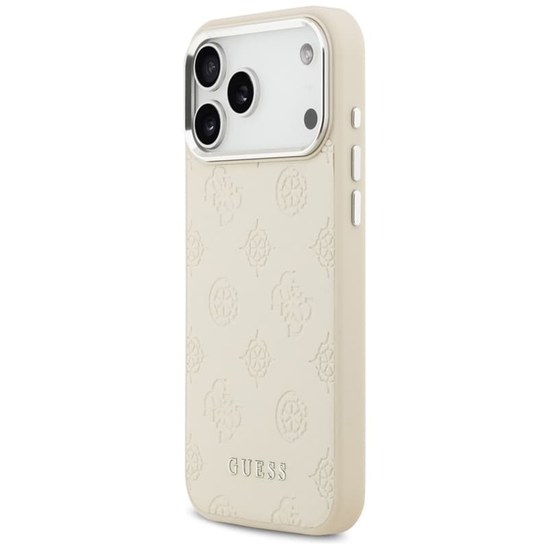 Guess Peony Hot Stamp Script MagSafe - Case iPhone 17 Pro Max (beige) 2