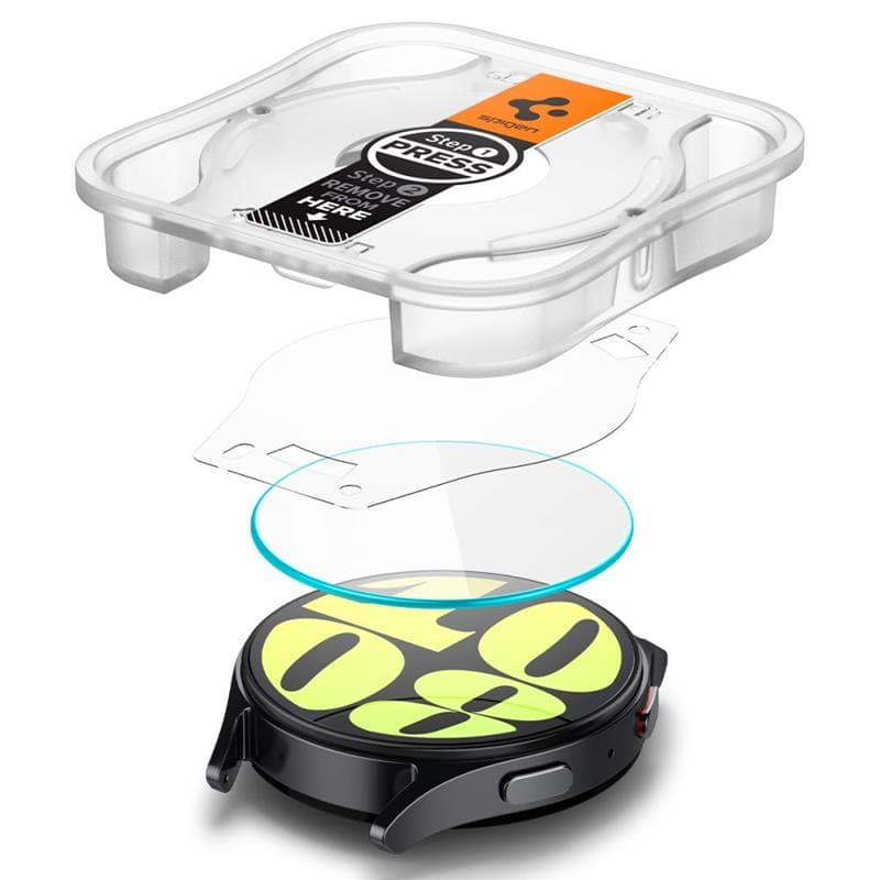 Spigen GLAS.TR EZ FIT 2-Pack - Tempered Glass for Samsung Galaxy Watch 7 44 mm (2 pcs) 5