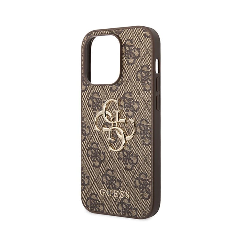 Guess 4G Big Metal Logo - iPhone 15 Pro Max Case (brown) 6