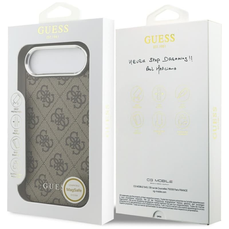 Guess 4G Classic Logo MagSafe - iPhone Air Case (Brown) 8