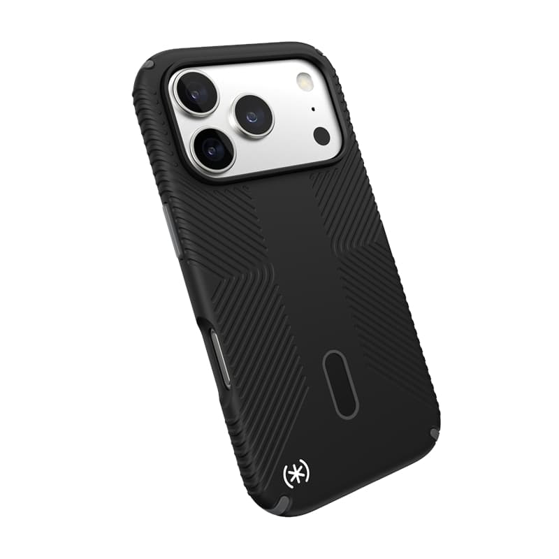 Speck Presidio2 Grip ClickLock & MagSafe - iPhone 17 Pro Case (Black / Slate Gray / White) 7