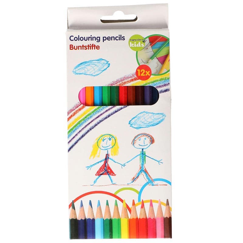 Topwrite - Pencil crayons 12 colours 1
