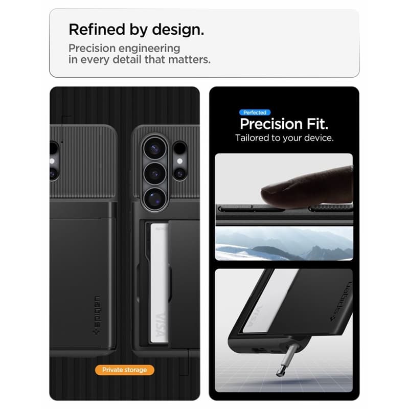 Spigen Slim Armor CS - Case for Samsung Galaxy S26 Ultra (Black) 8