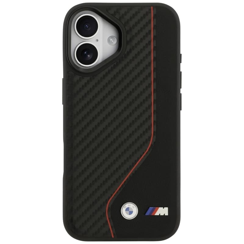 BMW M Carbon Line & Logo MagSafe - Case iPhone 17 (red) 3