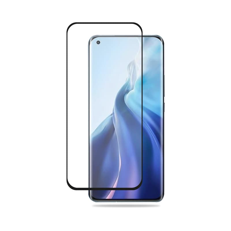 Crong 3D Armor Glass - 9H Full Glue Tempered Glass for Xiaomi Mi 11 Full Screen + Installation Frame 1