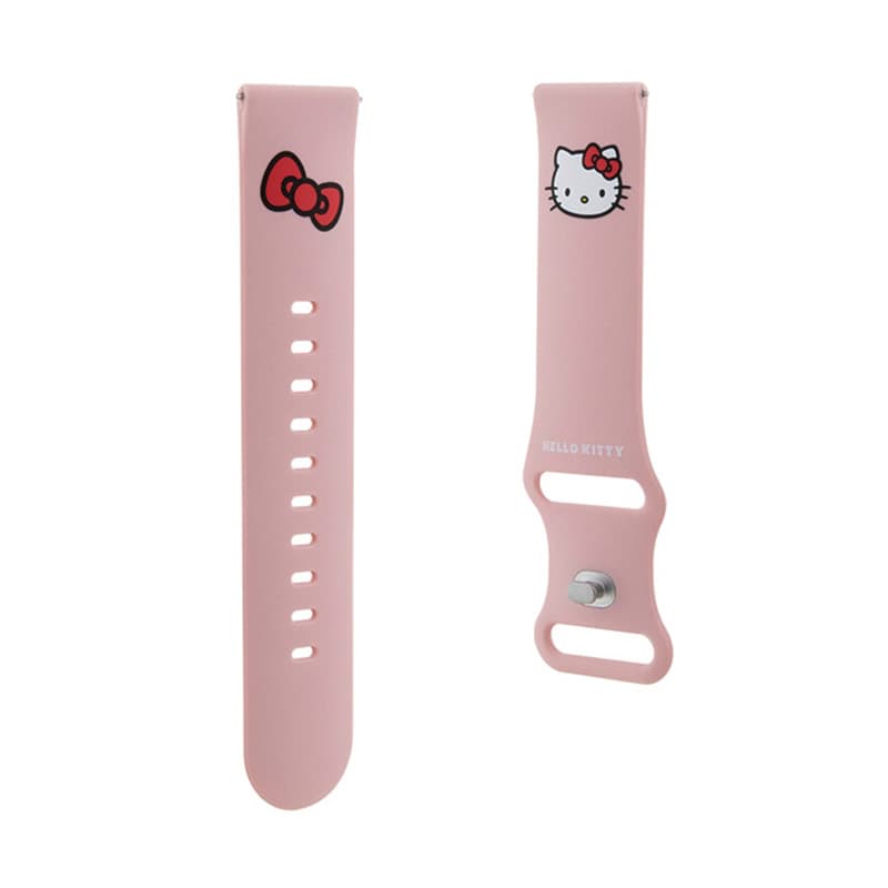 Hello Kitty Silicone Kitty Head - Universal strap for smartwatch 22 mm (pink) 3