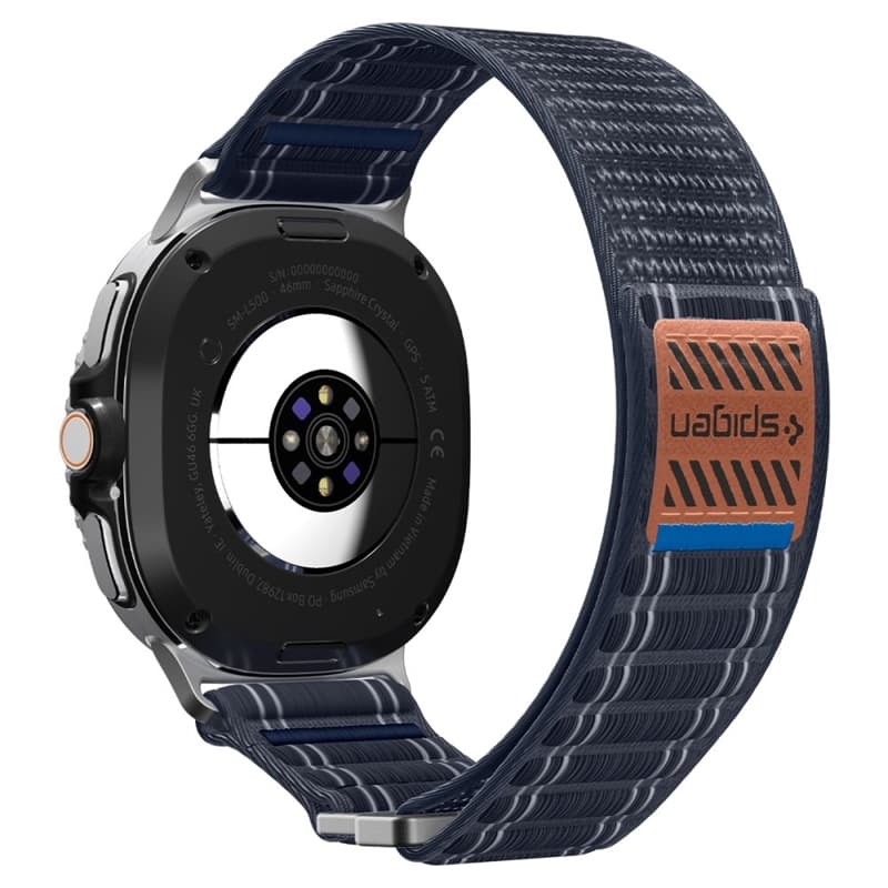Spigen WBF0 Band - Strap for Samsung Galaxy Watch 8 / 8 Classic 40 / 44 / 46 mm (Navy) 7