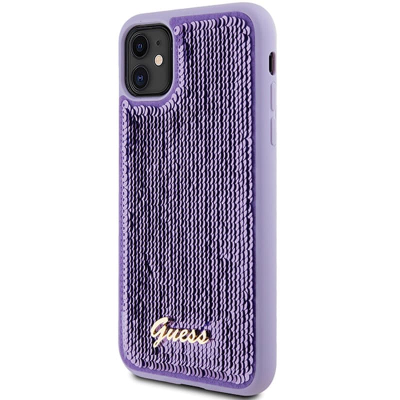 Guess Sequin Script Metal - iPhone 11 Case (purple) 2