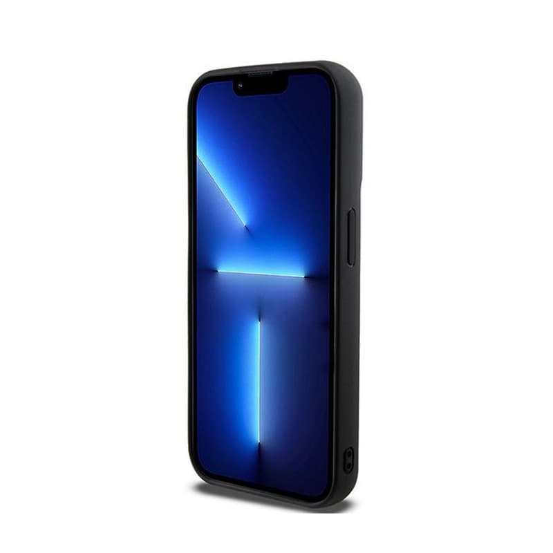 DKNY 3D Rubber Repeat Pattern - Case for iPhone 15 Pro (Black) 5