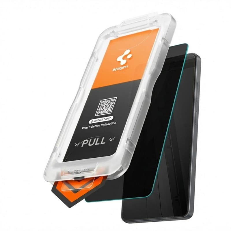 Spigen Glas.tR EZ Fit Pro AC HD Privacy - Tempered Privacy Glass for Samsung Galaxy S26+ 3