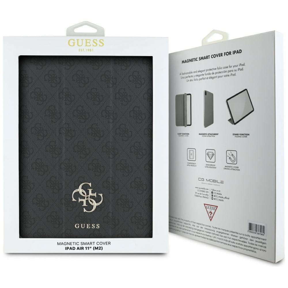 Guess Magnetic 4G Big Logo - Case iPad Air 11" M3 (2025) / iPad Air 11" M2 (2024) (black) 6