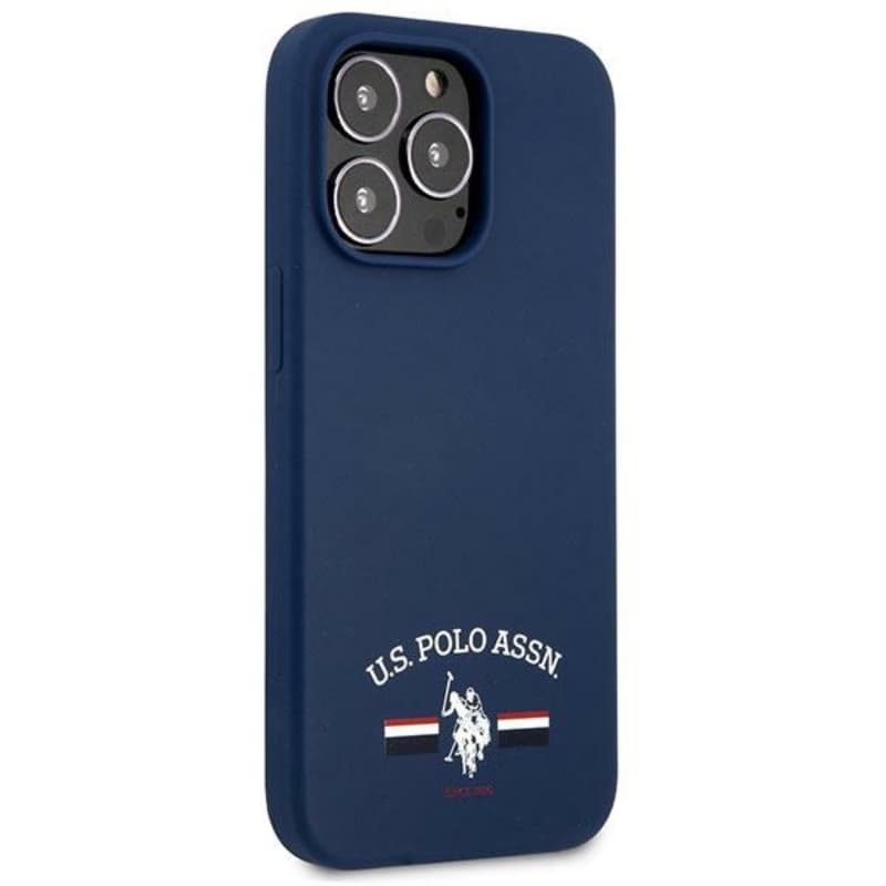 US Polo Assn Silicone Logo - Case for iPhone 13 Pro Max (Navy blue) 4
