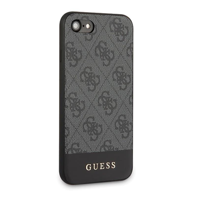 Guess 4G Bottom Stripe Collection - Case iPhone SE 2020 / 8 / 7 (Grey) 5