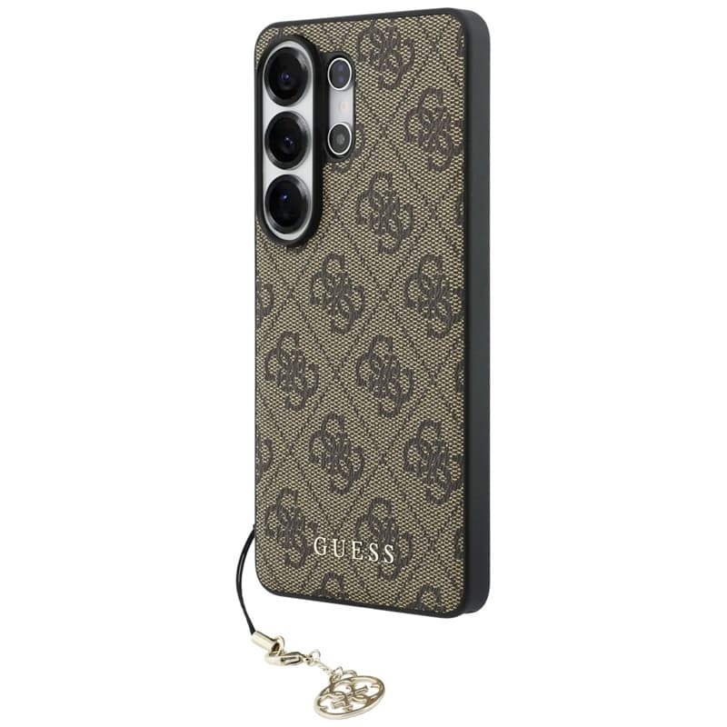 Guess 4G Classic Logo Charm MagSafe - Samsung Galaxy S26 Ultra Case (Brown) 2