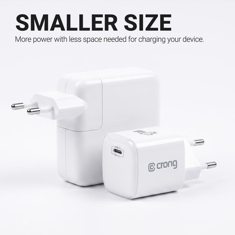 Crong NEO GaN Charger - USB-C 40W PD Charger with AVS (Navy Blue) 7