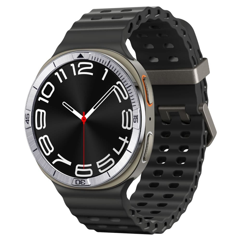 Spigen Bezel Tune Pilot - Case / Protective Ring for Samsung Galaxy Watch 8 44 mm (Silver) 2